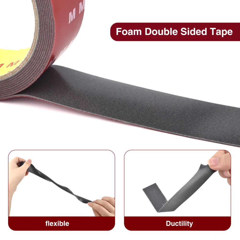 3M Strong Double Sided Adhesive Tape With High Viscosity For Automotive Use High Temperature Resistant Fixed Adhesive Patch