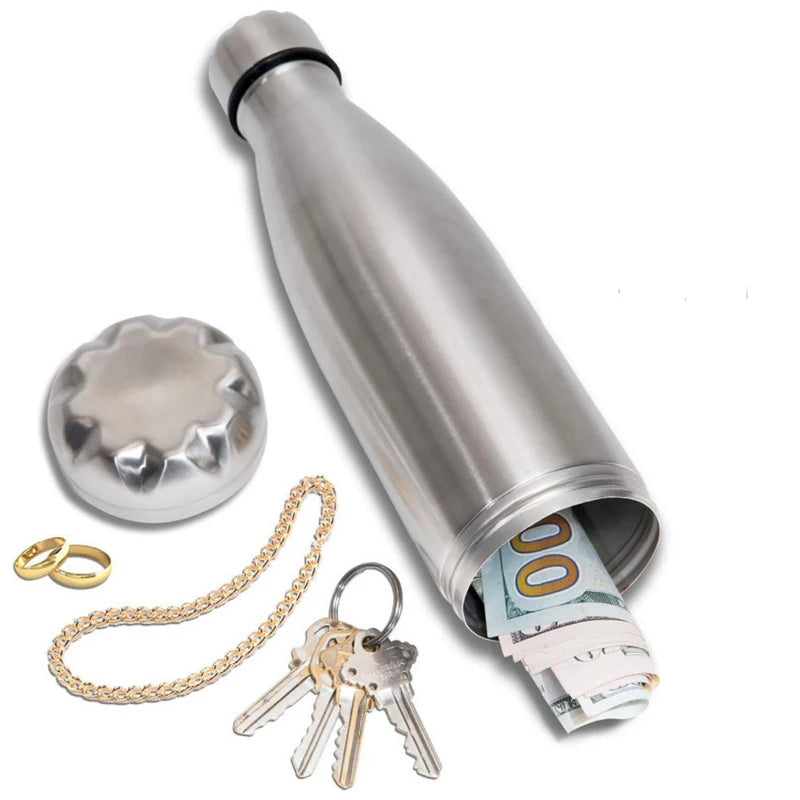 Secret Hidden Safe Steel Water Bottle