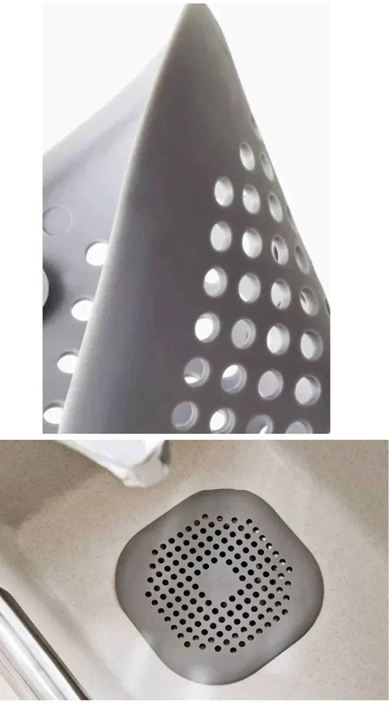 Hair Filter Shower Drain Plug Kitchen Sink Strainer Bathtub Shower Floor Drain