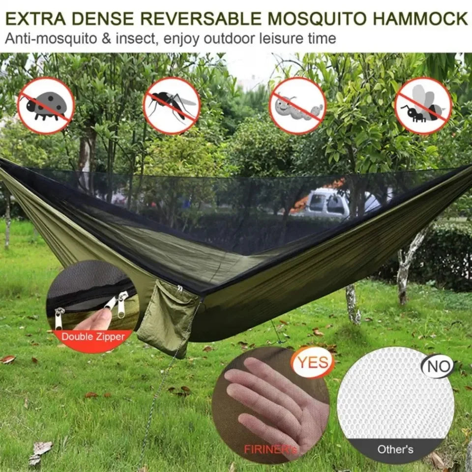 Outdoor Camping Hammock With Mosquito  250x120cm