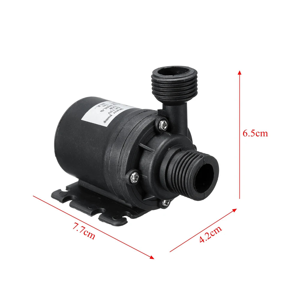 Quiet Water Pump Mini DC12V/24V Brushless Motor Submersible Aquarium Water Pump
