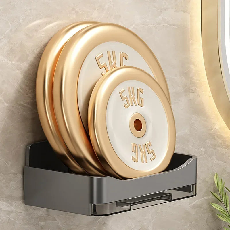 Bathroom Soap Holder Free-Punching Wall Mounted Soap Sponge Holder