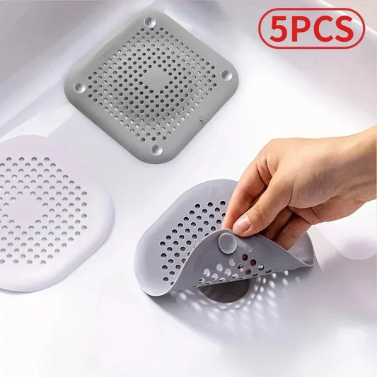 Hair Filter Shower Drain Plug Kitchen Sink Strainer Bathtub Shower Floor Drain