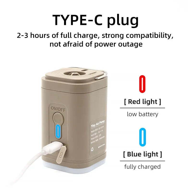 Electric Air Pump Portable Wireless Air Compressor