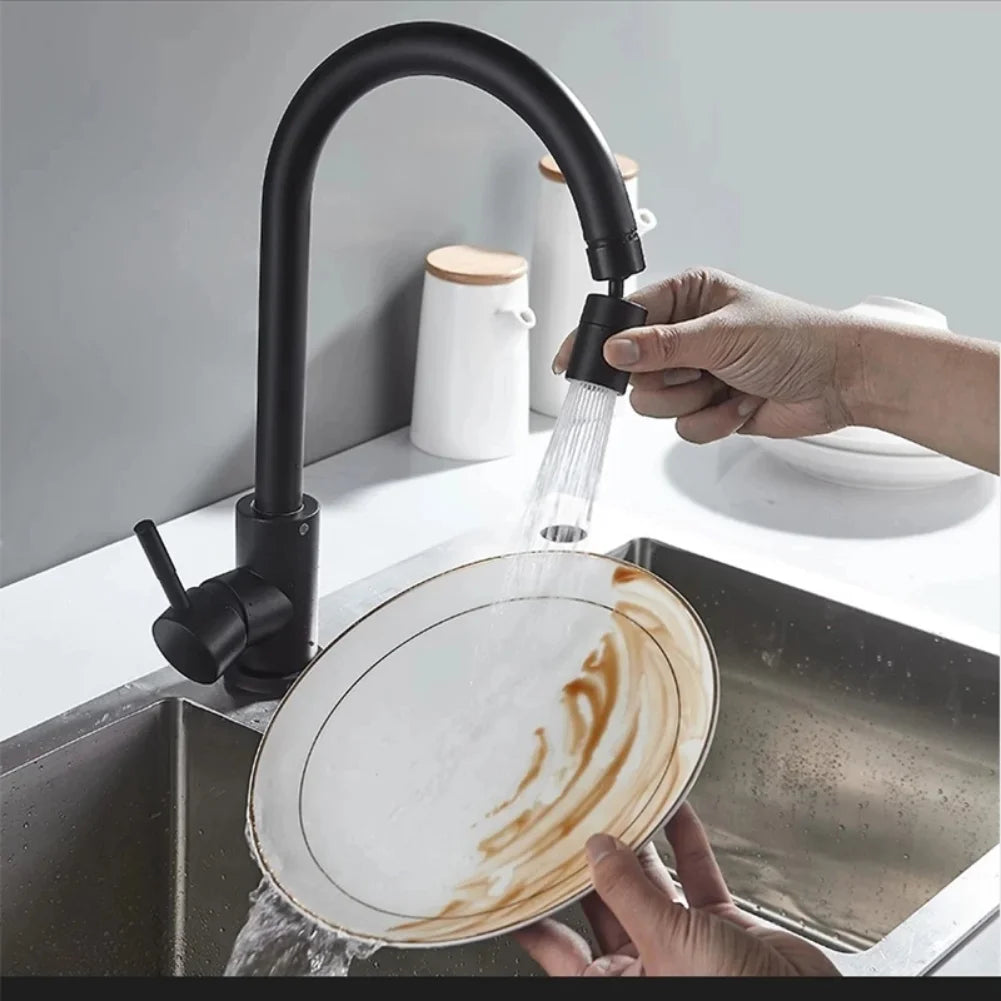 360° Rotary Kitchen Faucet Spray Head Filter washbasin Splash proof Adapter 2 Mode