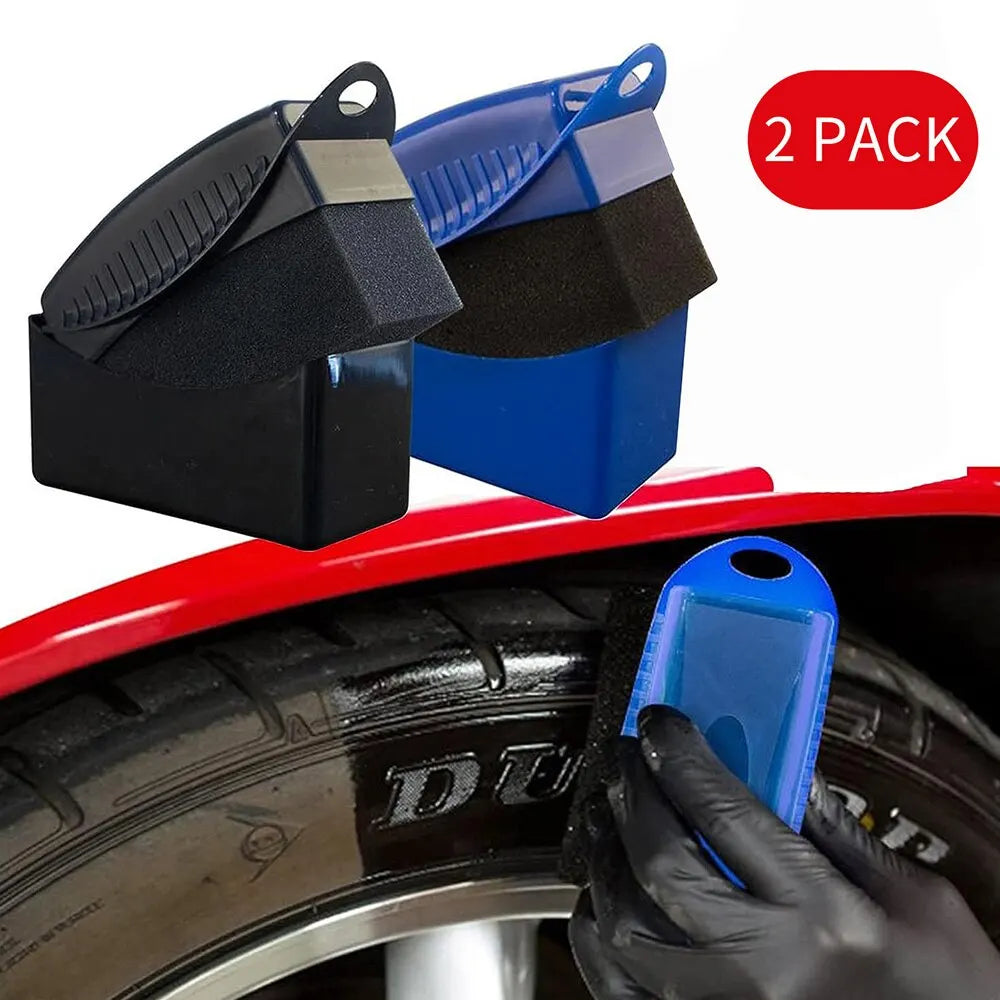 2Piece Car Tires Waxing Polishing Cleaning