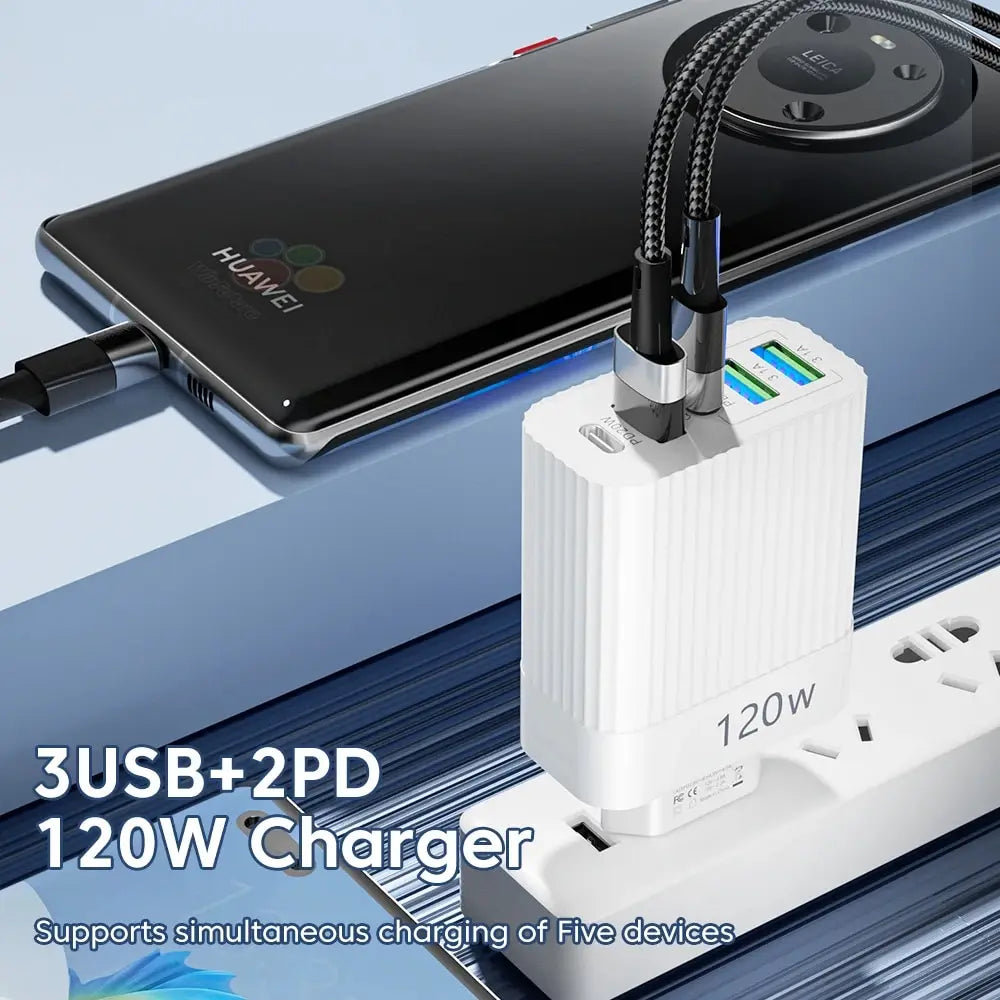 USB Fast Charger 5 Ports
