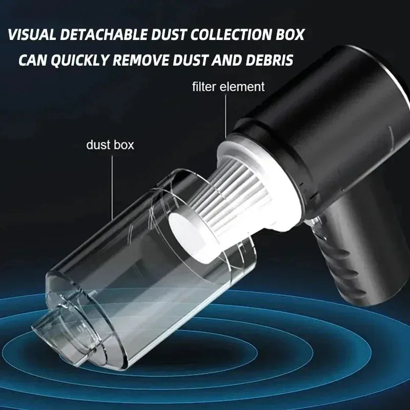 Cleaner Wireless Vacuum Use for Home and Car 120W High Power Powerful Vacuum Cleaner