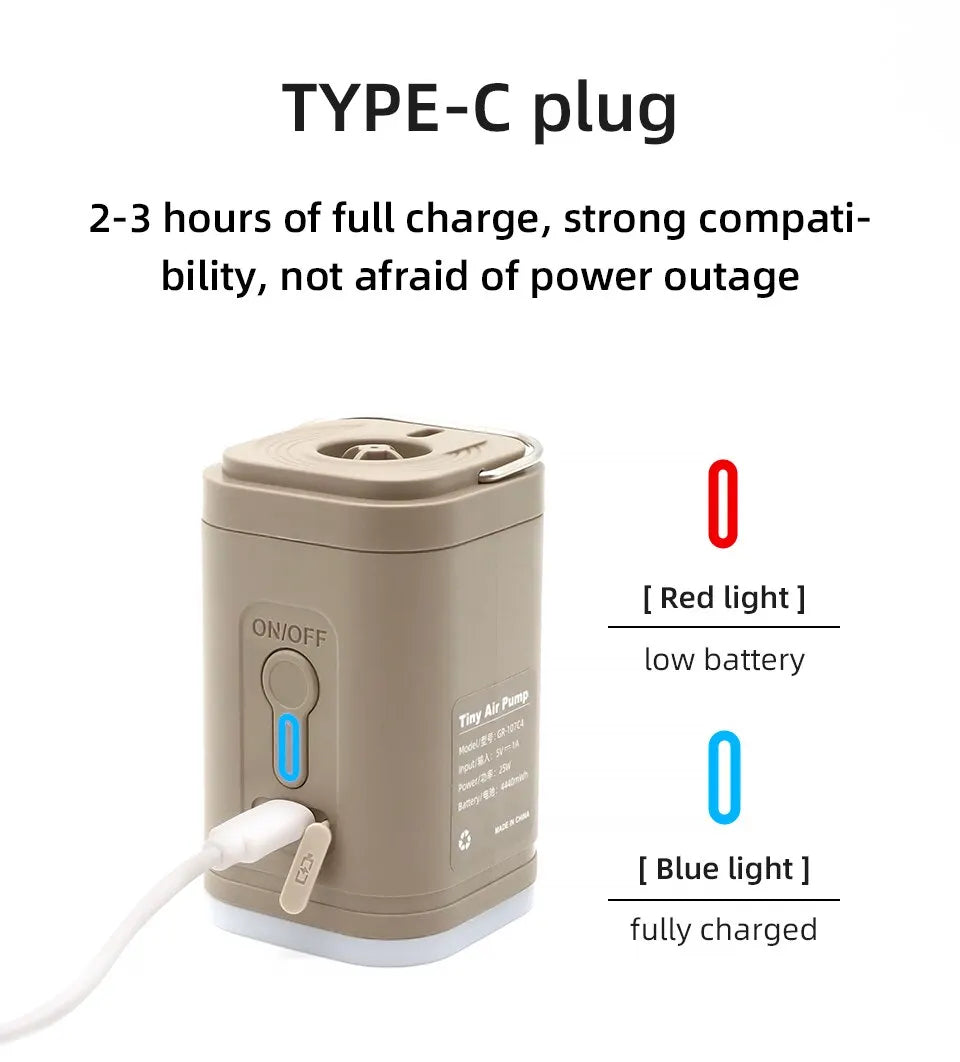 Electric Air Pump Portable Wireless Air Compressor