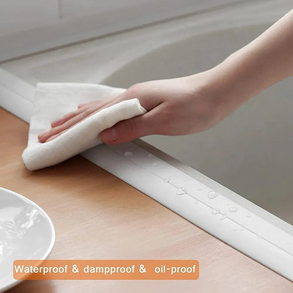 2.2x3.2mPVC Sealing Strip Tape For Bathroom Bath Toilet Kitchen