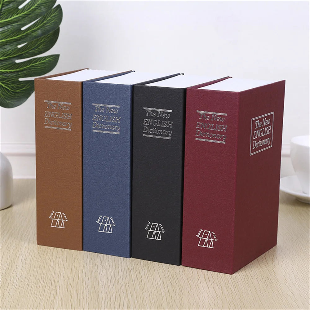 Mini Book Dictionary Safe Security Key Box
