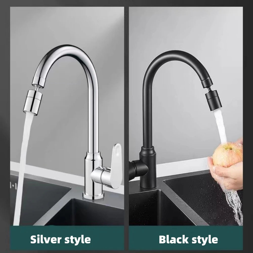 360° Rotary Kitchen Faucet Spray Head Filter washbasin Splash proof Adapter 2 Mode