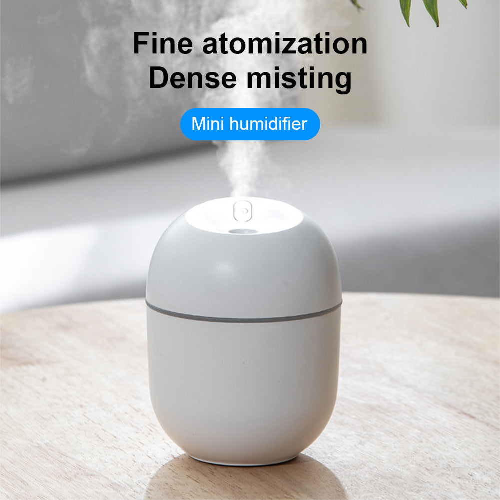 Portable USB Ultrasonic Air  Oil Diffuser Car Purifier Aroma Anion Mist Maker with LED Lamp