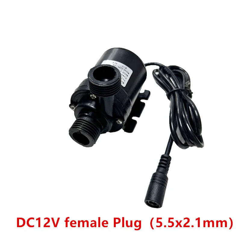 Quiet Water Pump Mini DC12V/24V Brushless Motor Submersible Aquarium Water Pump