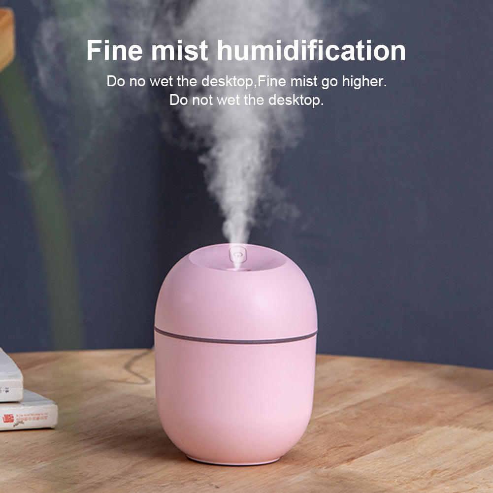 Portable USB Ultrasonic Air  Oil Diffuser Car Purifier Aroma Anion Mist Maker with LED Lamp