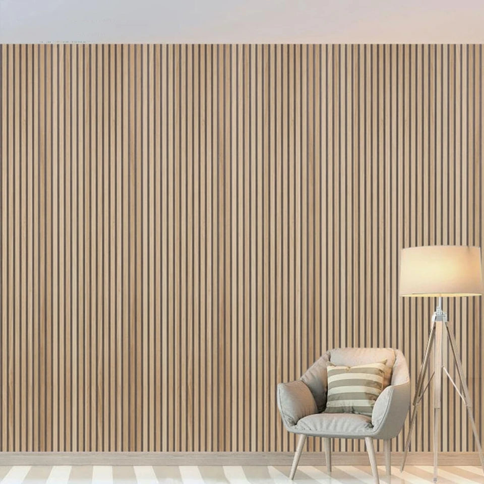 Sound Proof Walnut Veneer Wood Wool Slat Wall Wooden Akupanel Acoustic Panels For Walls