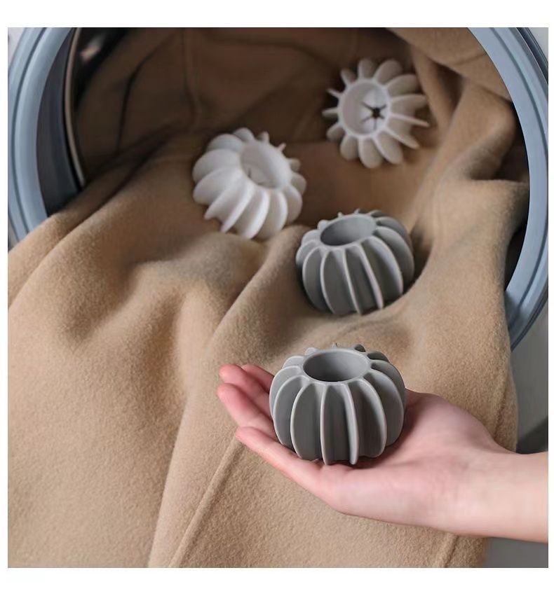 Laundry Ball Reusable Silicone Clothes Hair Cleaning Tools Pet Hair Remover .