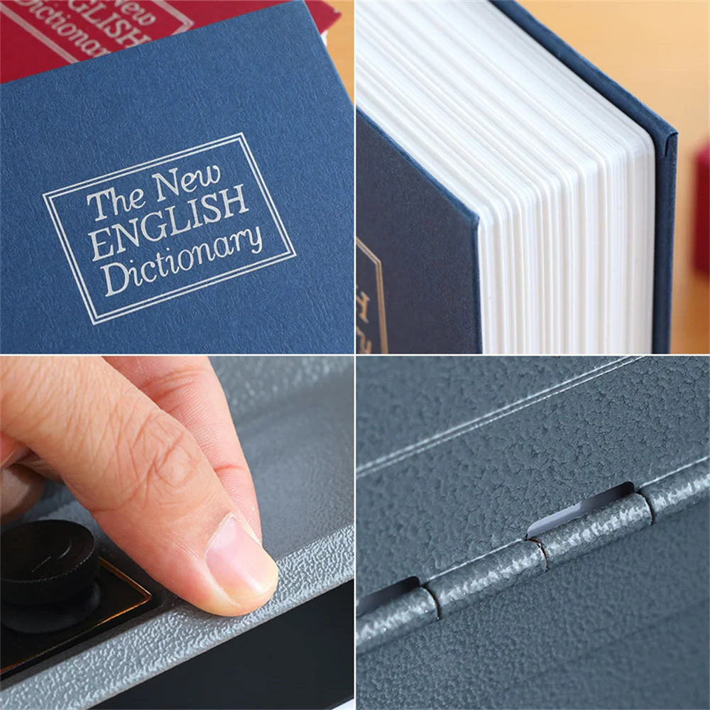 Mini Book Dictionary Safe Security Key Box