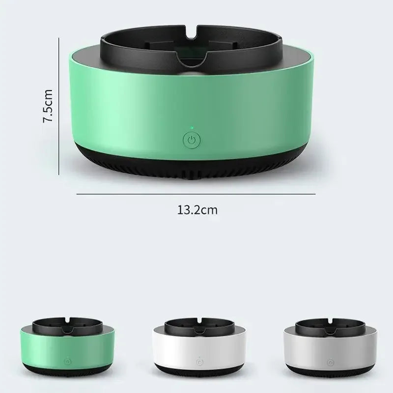 Multipurpose Ashtray with Air Purifier Function