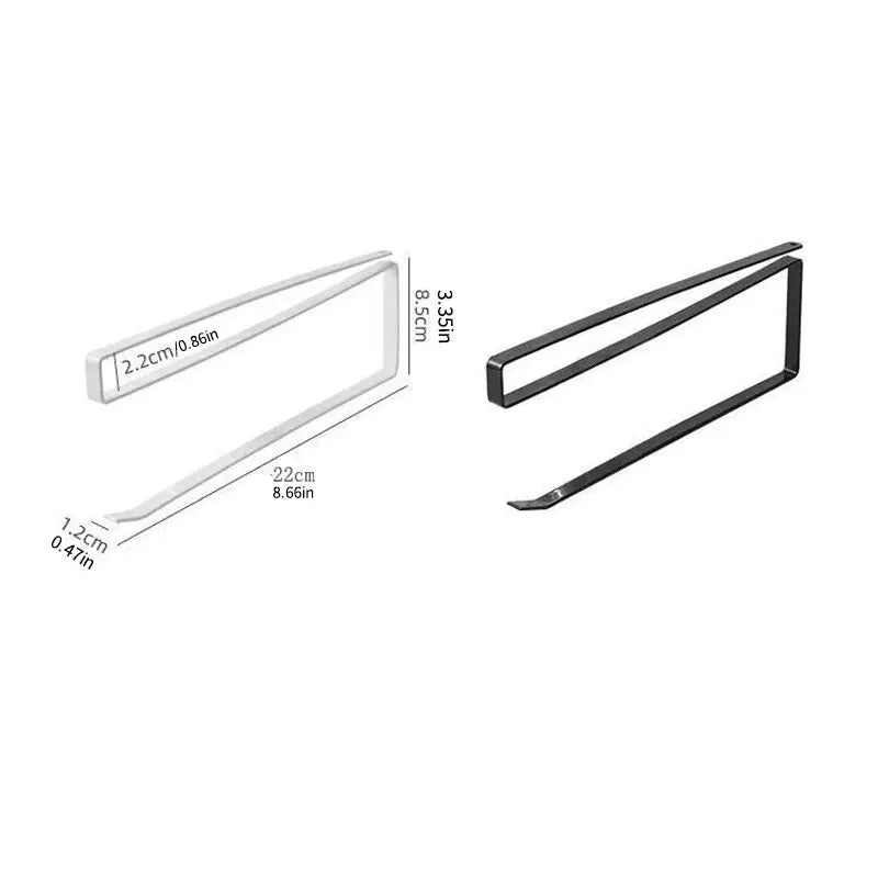 Paper Roll Holder Towel Rack Cling Film Storage Rack Bathroom