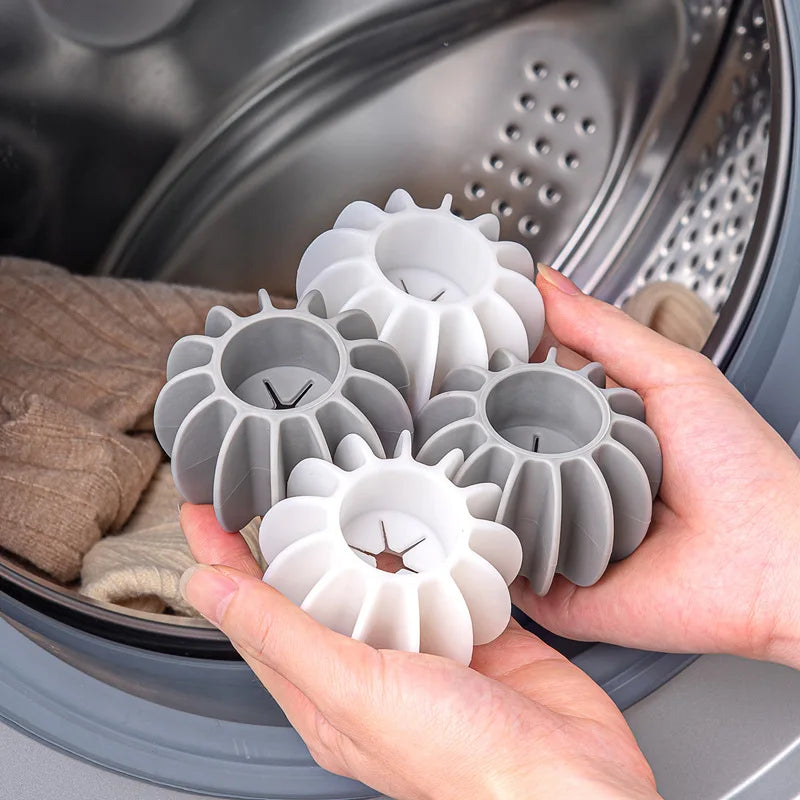 Laundry Ball Reusable Silicone Clothes Hair Cleaning Tools Pet Hair Remover .
