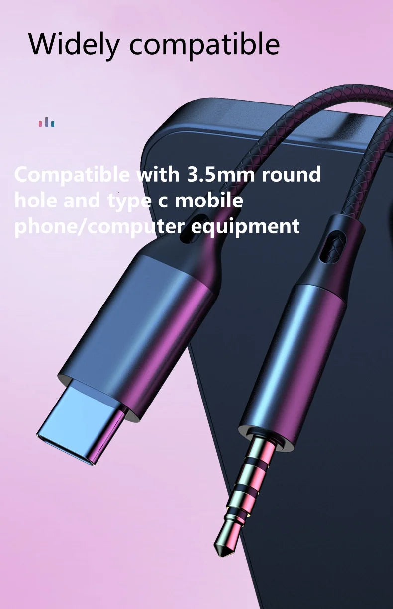 Headphone Stereo Wired Headset With Mic Earbuds For Samsung Android