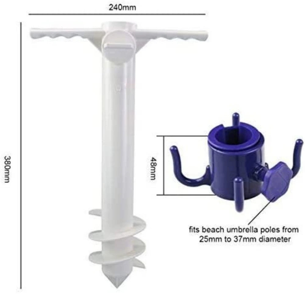 3/5 Spin Beach Umbrella Stand