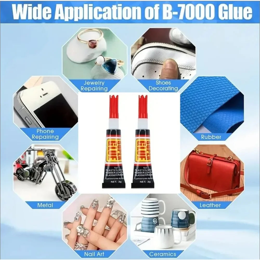 3/12 Pcs Epoxy Resin Super Glue Liquids Tube 502 Thermal Paste Shoe Repair Plastic Metal Superglue Strong Adhesive Uv Home