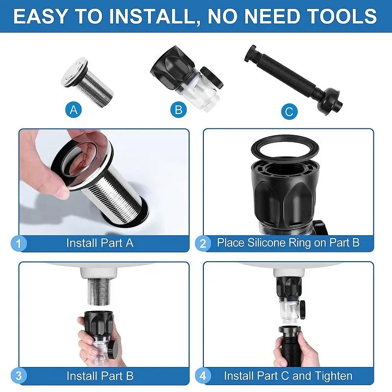 Sink Downpipe Basin Sink Cross Drain Downpipe Bathroom