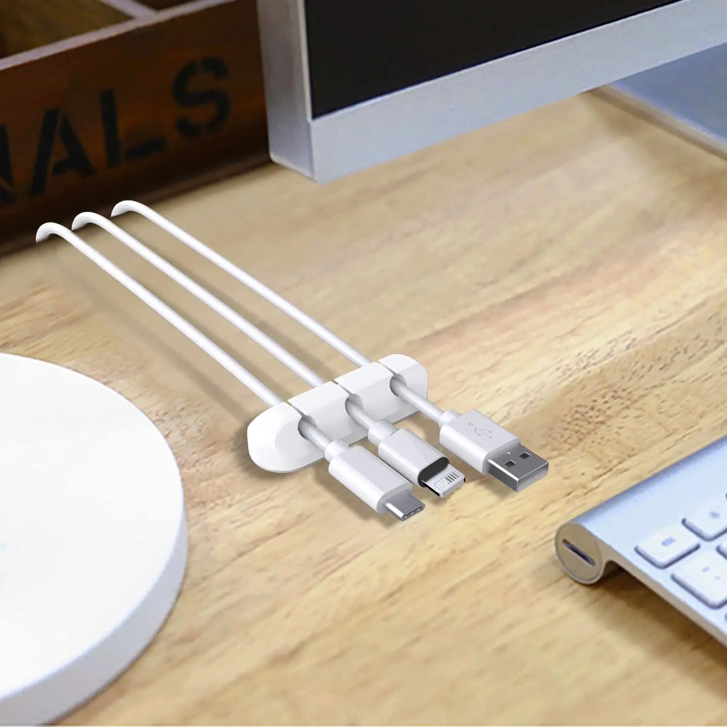 Silicone USB Cable  Winder Desktop