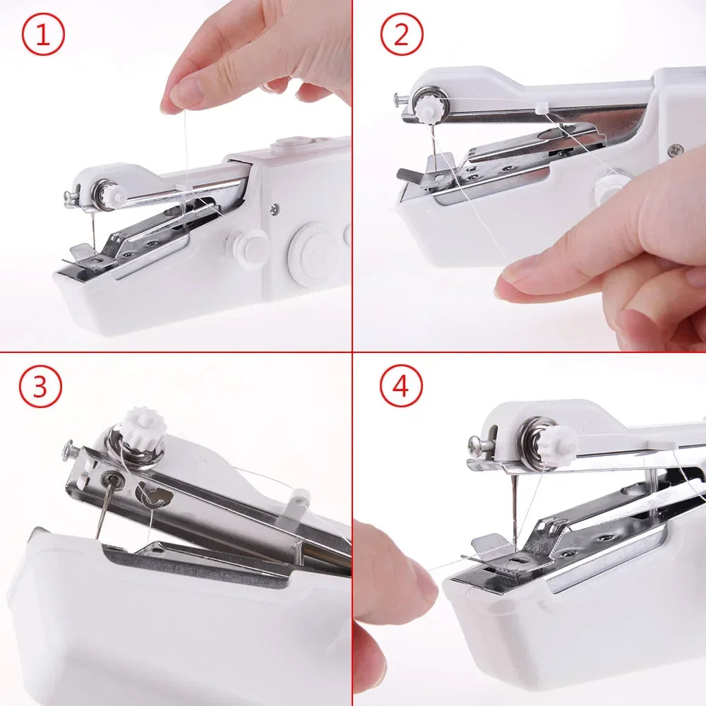 Quick Repair DIY Clothes Needlework Mini Hand Sewing Machine Electric