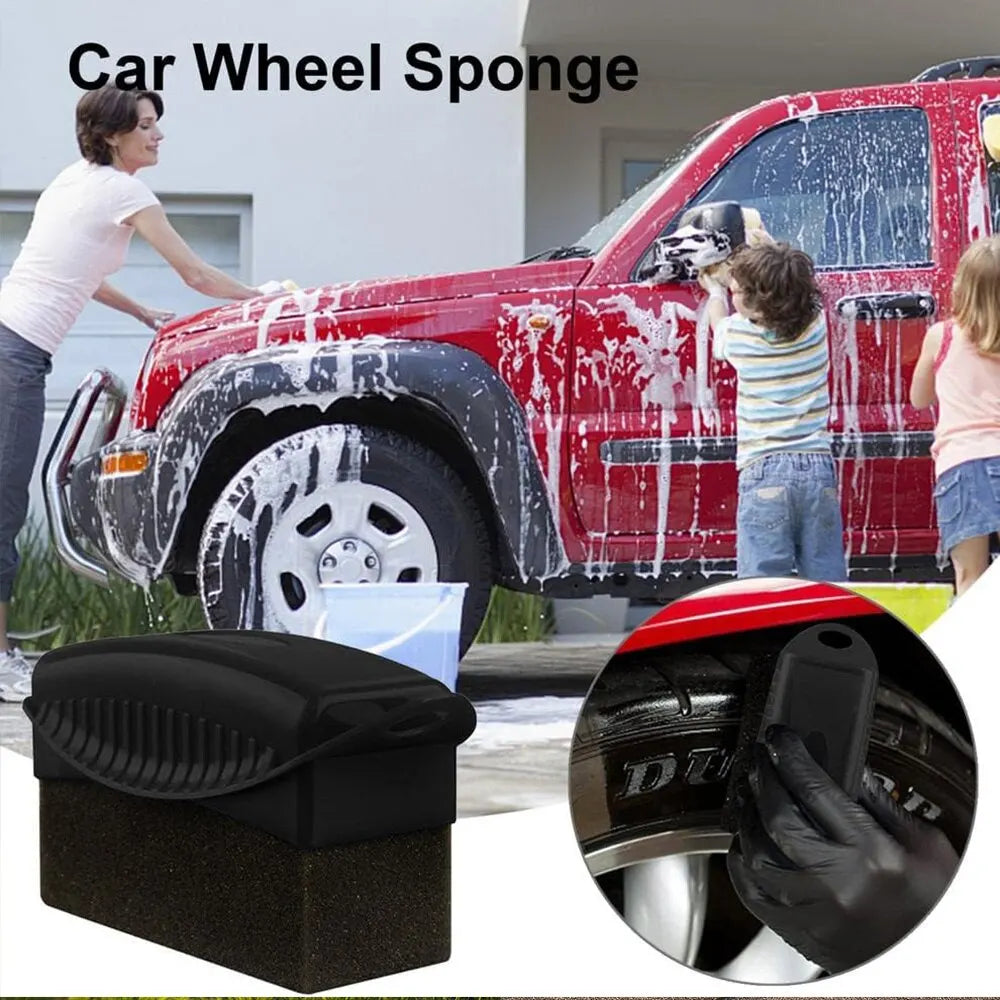 2Piece Car Tires Waxing Polishing Cleaning