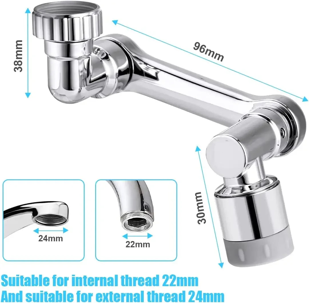 Multifunction 1080° Rotation Faucet Sprayer Head 22/24mm  Kitchen Tap Tools